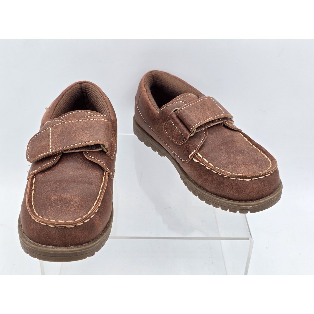 Boys Children's Place Size 10 Loafer Shoe Boat Shoes Hook & Loop